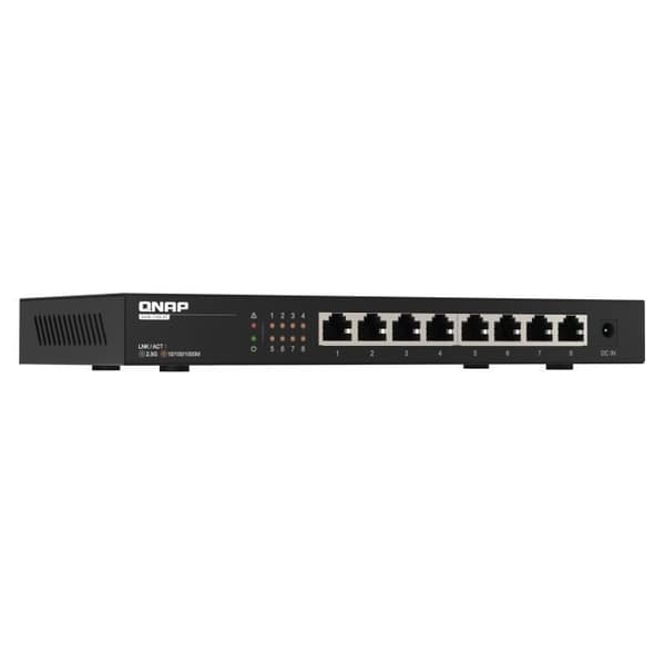 Switch Multi-Giga - QNAP - QSW-1108-8T - 8 portar RJ45 - Icke hanterad - 2,5GbE