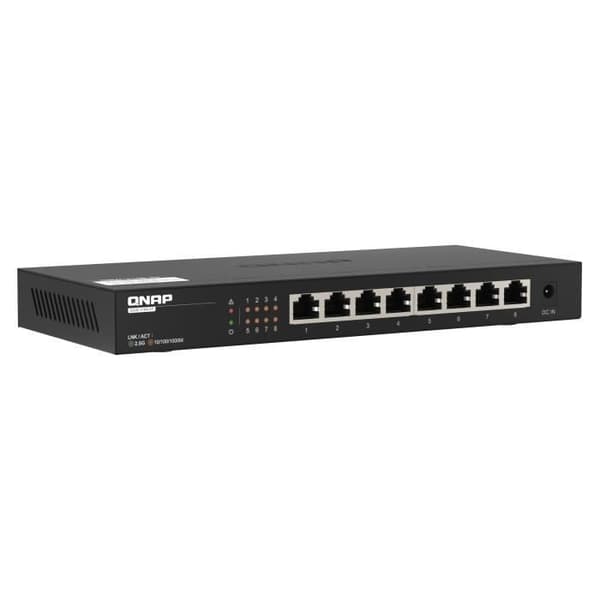 Switch Multi-Giga - QNAP - QSW-1108-8T - 8 portar RJ45 - Icke hanterad - 2,5GbE
