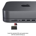 Miniatyrbild 3 av 3: HUB USB-C - SATECHI - Mac Mini - Aluminium - Dockningsstation - Grå