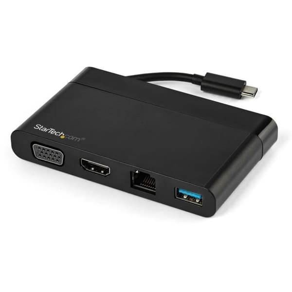 StarTech.com Digital AV Multiport Adapter med HDMI- och VGA-videoutgångar - USB-A (DKT30CHVCM)