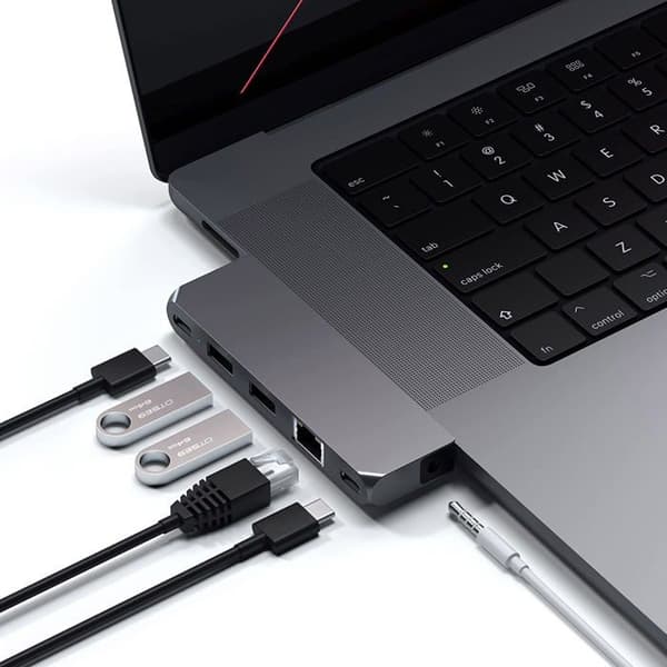 USB-hubb - SATECHI - Pro Hub Mini - Ladda 96W - 6K 60Hz - 40 Gbps