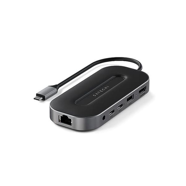 USB-4 Hub - Satechi - 6 i 1 - Ethernet 2.5G - 6 portar - Kompatibel med flertalet enheter