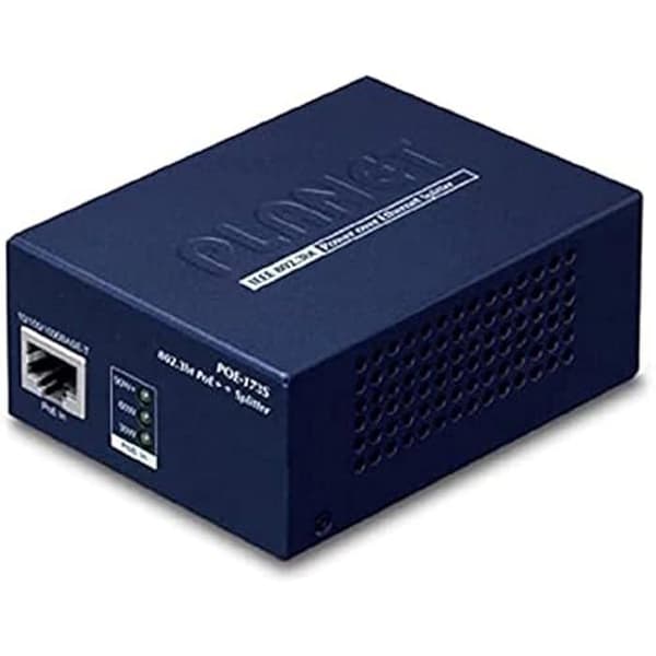 Nätverksdelare - PLANET - POE-173S - Power Over Ethernet - Svart - Gigabit Ethernet