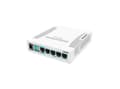 Miniatyrbilde 1 av 4: MikroTik RouterBOARD RB260GSP - Switch - Styrt - 1 x 10/100/1000 (PoE) + 4 x 10/100/1000 (PoE Passthrough) + 1 x SFP - stasjonær - PoE