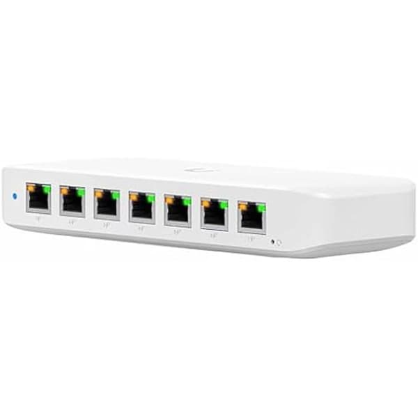 Switch - UBIQUITI NETWORKS - UniFi USW-Ultra - Nätverkshantering - VLAN - QoS Vit