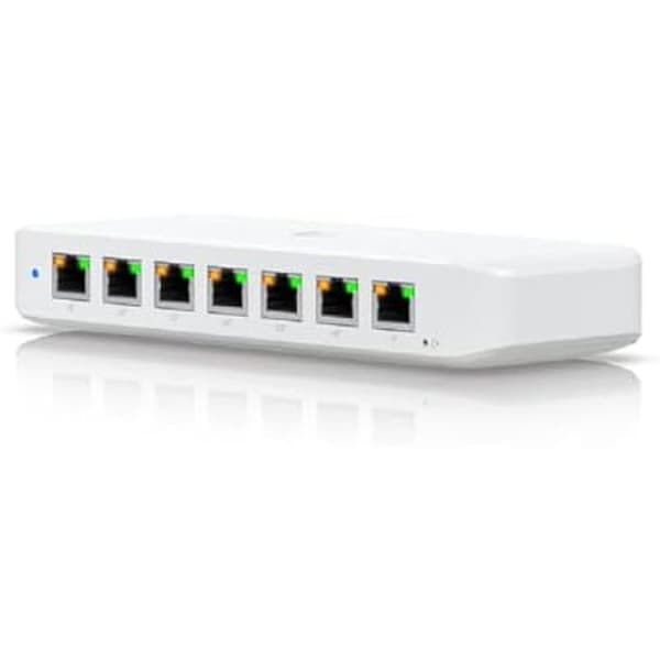 Managed Switch - UBIQUITI NETWORKS - USW-Ultra-210W - 8 Gigabit Ethernet-portar - 210W PoE - Managed Vit