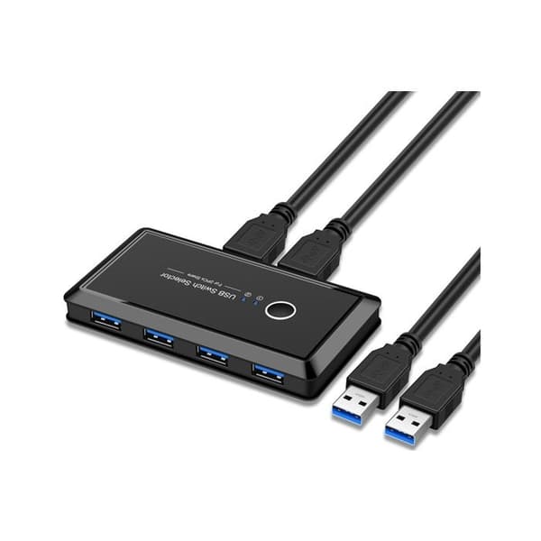 Erard KVM USB Switch för 2 datorer