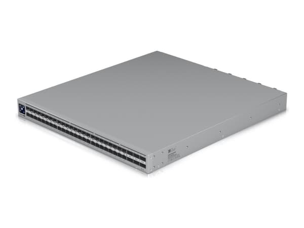 Ubiquiti UniFi Enterprise Campus Aggregation - Switch - L3 - Styrt - 48 x 25 Gigabit SFP28 + 6 x 100 Gigabit QSFP28 - rackmonterbar Grå