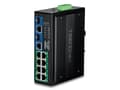 Miniatyrbild 3 av 5: TRENDnet TI-BG108 - Version v1.0R - switch - industriell - ohanterad - 8 x 10/100/1000 (PoE++) + 2 x combo Gigabit SFP/RJ-45 - DIN-skenmonterbar, väg