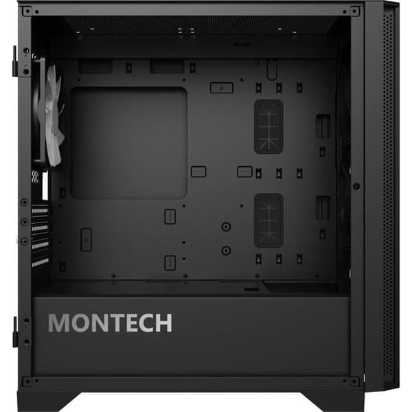 Micro-ATX-fodral - MONTECH - Air 100 ARGB - Härdat glas - Svart - ARGB-belysning