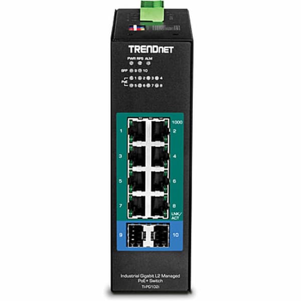 Switch Trendnet TI-PG102I Sort