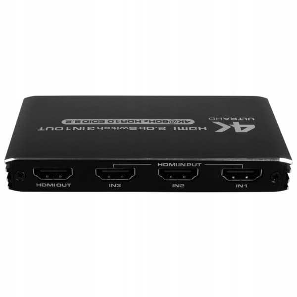 SWITCH HDMI 2.0 3x1 SWITCH SPLITTER ULTRA HD HDCP 2.2 HDR10 4K/60HZ