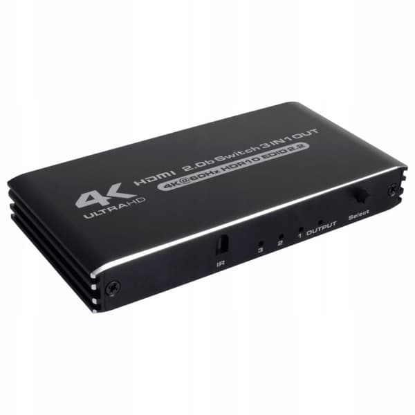 SWITCH HDMI 2.0 3x1 SWITCH SPLITTER ULTRA HD HDCP 2.2 HDR10 4K/60HZ