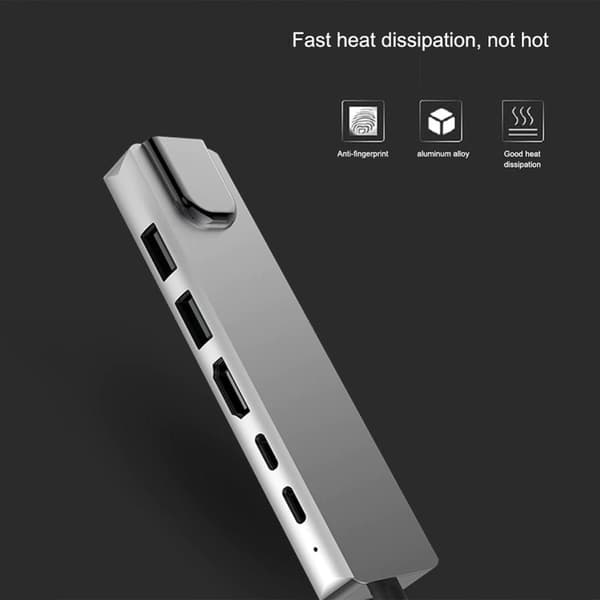 ADAPTER 6w1 USB-C Thunderbolt 3 HDMI 4K MacBook M1