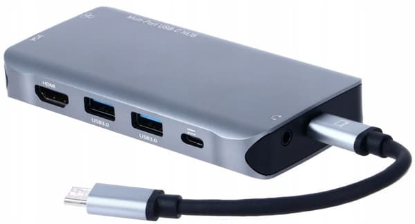 Adapter HUB USB-C HDMI VGA LAN MacBook Station 10in1