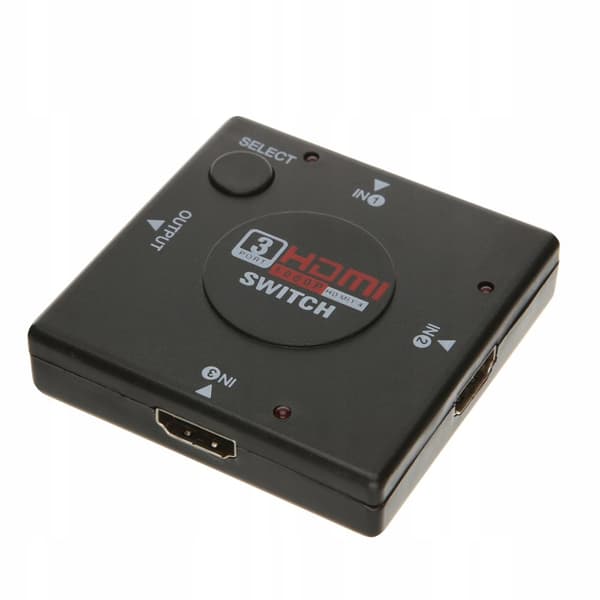 SWITCH 3x HDMI SWITCH SPLITTER FULL HD
