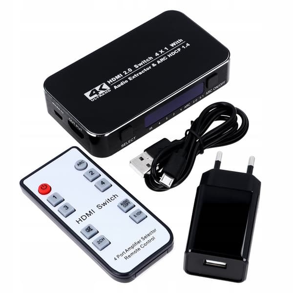 SWITCH HDMI 2.0 4x1 SWITCH UHD 4K HDCP HDR