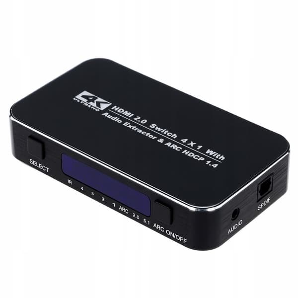 SWITCH HDMI 2.0 4x1 SWITCH UHD 4K HDCP HDR