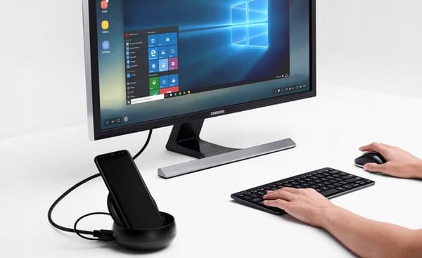 Induktionsladdare + USB-C HUB 3.0 HDMI LAN-adapter