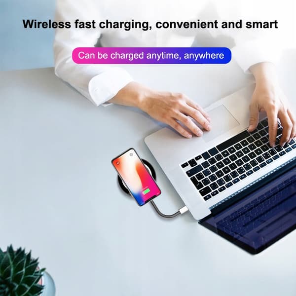 Induktionsladdare + USB-C HUB 3.0 HDMI LAN-adapter