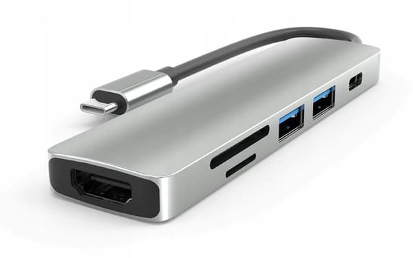 ADAPTER 6w1 USB-C Thunderbolt 3 HDMI 4K MacBook M1