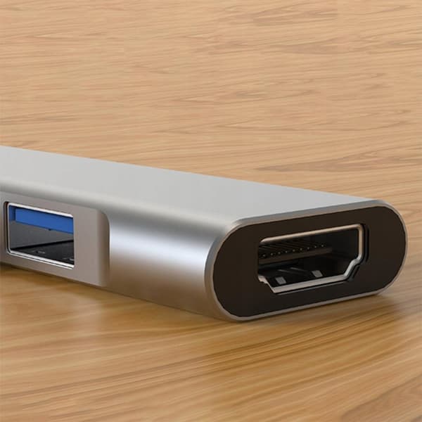 HUB USB-C ADAPTER HDMI USB 3.0 PD MacBook M1 4w1