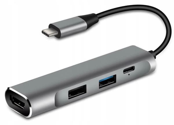 HUB USB-C ADAPTER HDMI USB 3.0 PD MacBook M1 4w1