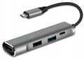 Miniatyrbild 1 av 11: HUB USB-C ADAPTER HDMI USB 3.0 PD MacBook M1 4w1