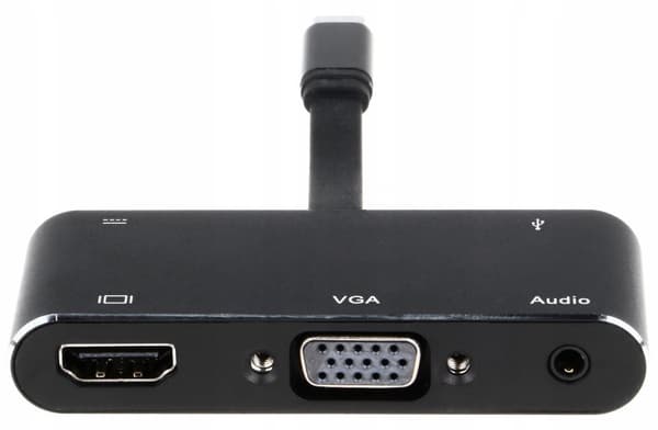ADAPTER USB C HDMI VGA USB 3.0+PD HUB 5w1 MacBook