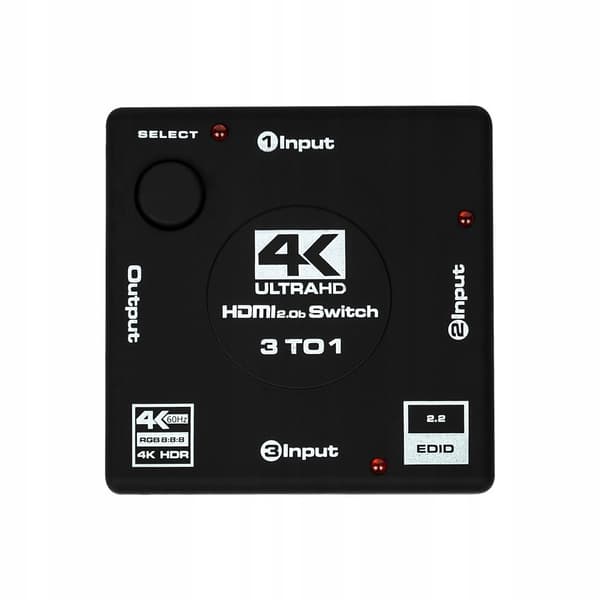 SWITCH 3x1 HDMI 2.0 SWITCH SPLITTER 4K60HZ