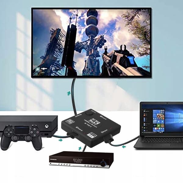 SWITCH 3x1 HDMI 2.0 SWITCH SPLITTER 4K60HZ