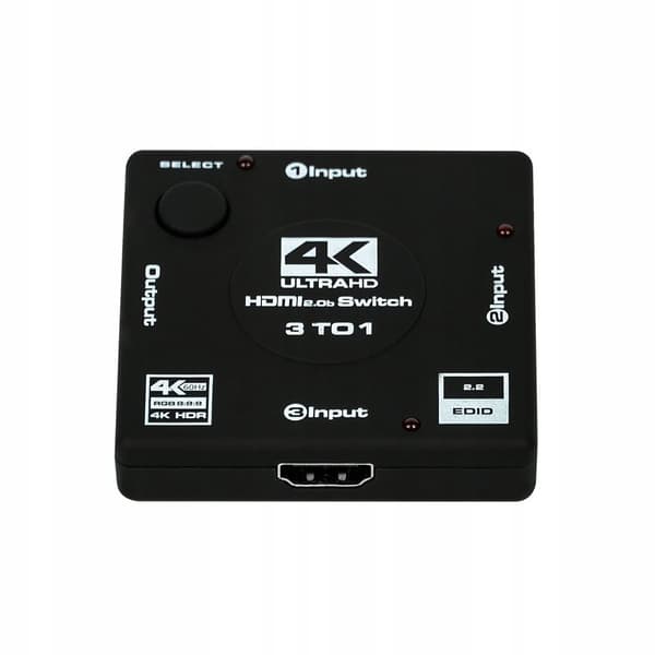 SWITCH 3x1 HDMI 2.0 SWITCH SPLITTER 4K60HZ