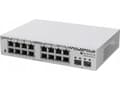 Miniatyrbild 5 av 5: MikroTik CSS318-16G-2S+IN - Switch - smart - 16 x 10/100/1000 + 2 x 10 Gigabit SFP+ - rackmonterbar