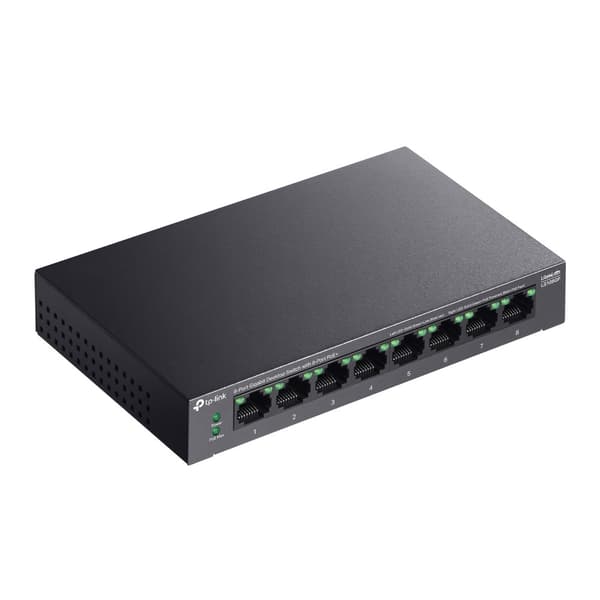 TP-Link LiteWave 8-Port Gigabit Desktop Switch med 8-Port PoE+