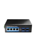 Miniatyrbild 1 av 3: Cudy IG1004S2P nätverksswitch Unmanaged Gigabit Ethernet (10/100/1000) Power over Ethernet (PoE) Svart
