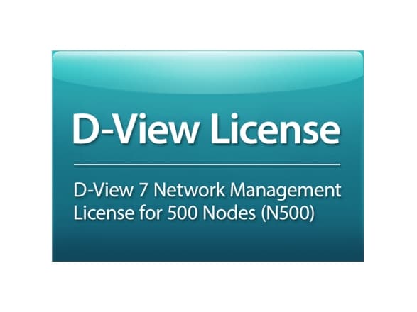 D-Link | License for D-View 7.0. | DV-700-N500-LIC_ | 0 month(s)
