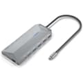 Miniatyrbild 2 av 4: USB-C Konverter 12 i 1 - AISENS - Modell ASUC-12P005 - 2 x HDMI 4K - Aluminium - Grå