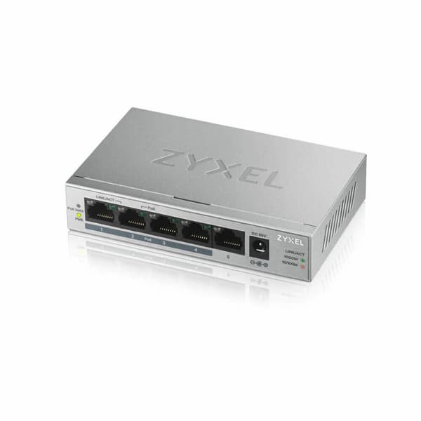 Switch ZyXEL GS1005HP-EU0101F 10 Gbps Silver