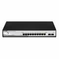 Miniatyrbild 1 av 5: Skrivbords omkopplare D-Link DGS-1210-10P         10 Puertos RJ45
