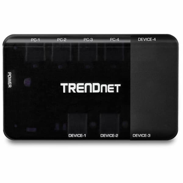 Switch Trendnet TK-U404 USB Svart