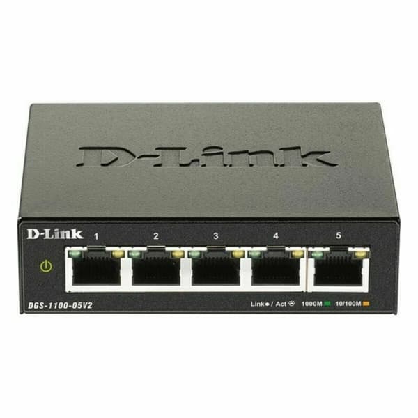 Switch D-Link DGS-1100-05V2/E Svart