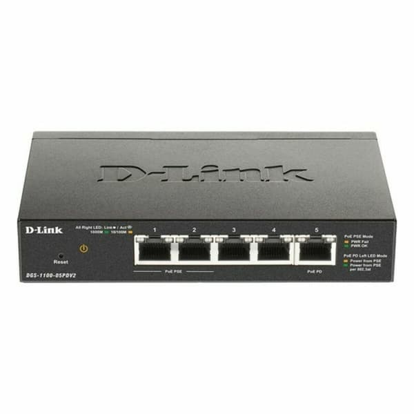 Switch D-Link DGS-1100-05PDV2 Svart