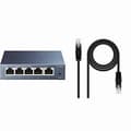 Miniatyrbillede 1 af 3: Switch til desktop TP-Link TL-SG105 5P Gigabit Auto MDIX