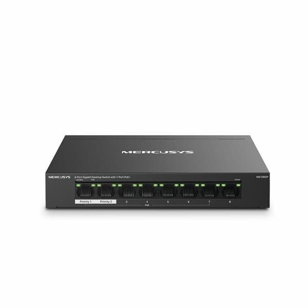 Switch Mercusys MS108GP Sort