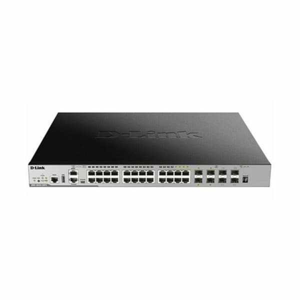 Kopplingsskåp D-Link DGS-3630-28PC/SI     20 x RJ45 4 x SFP PoE Svart, Grå