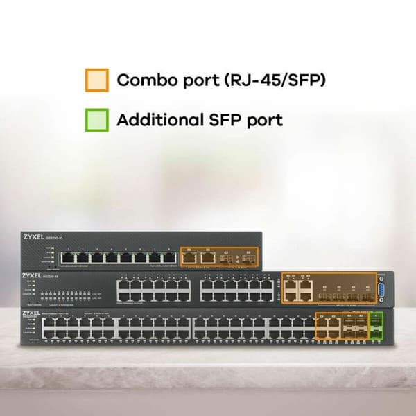 Switch ZyXEL GS2220-50-EU0101F Svart