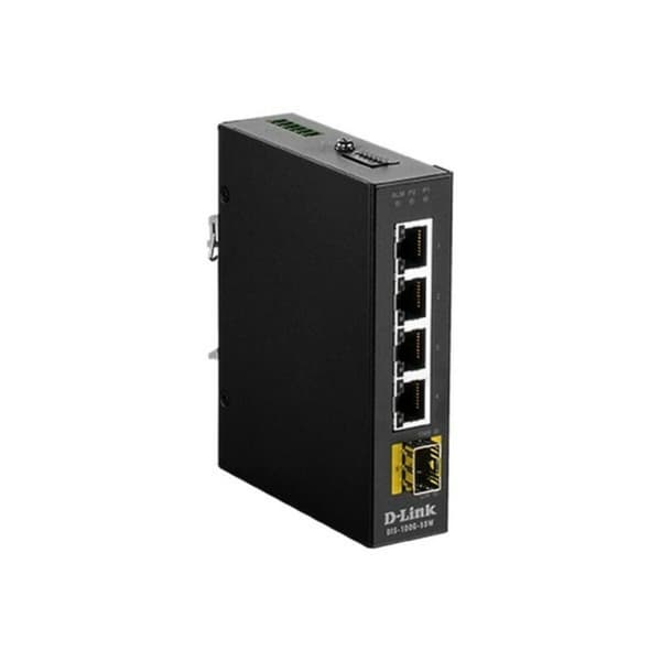 Switch D-Link DIS-100G-5SW RJ45 x 4 Svart