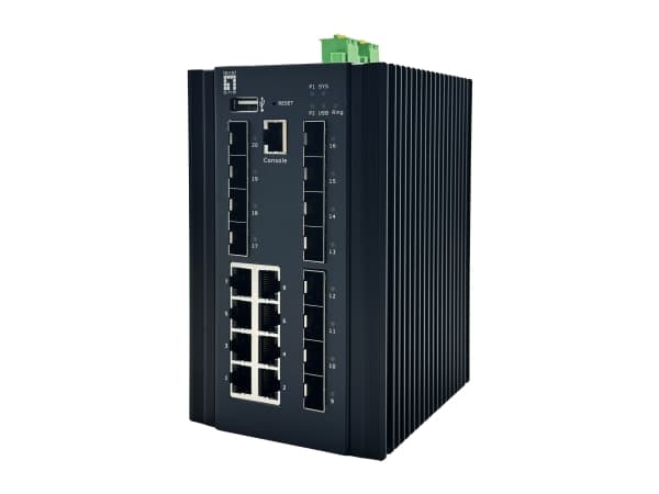 Šakotuvas Level One LevelOne Switch 20x GE IGX-2072 8x 1GbE,8x 2.5GbE SFP+ sw