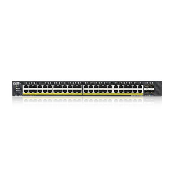 Switch Ethernet - ZYXEL - Nebula - 48 portar Gigabit - PoE+ - 4 platser SFP+ 10G