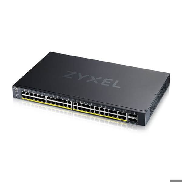 Switch Ethernet - ZYXEL - Nebula - 48 portar Gigabit - PoE+ - 4 platser SFP+ 10G
